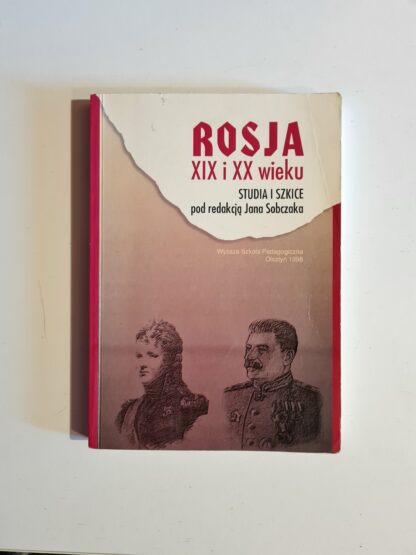 Książka Rosja XIX i XX wieku
