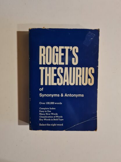 Książka Roget's Thesaurus