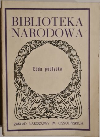 Książka Edda poetycka